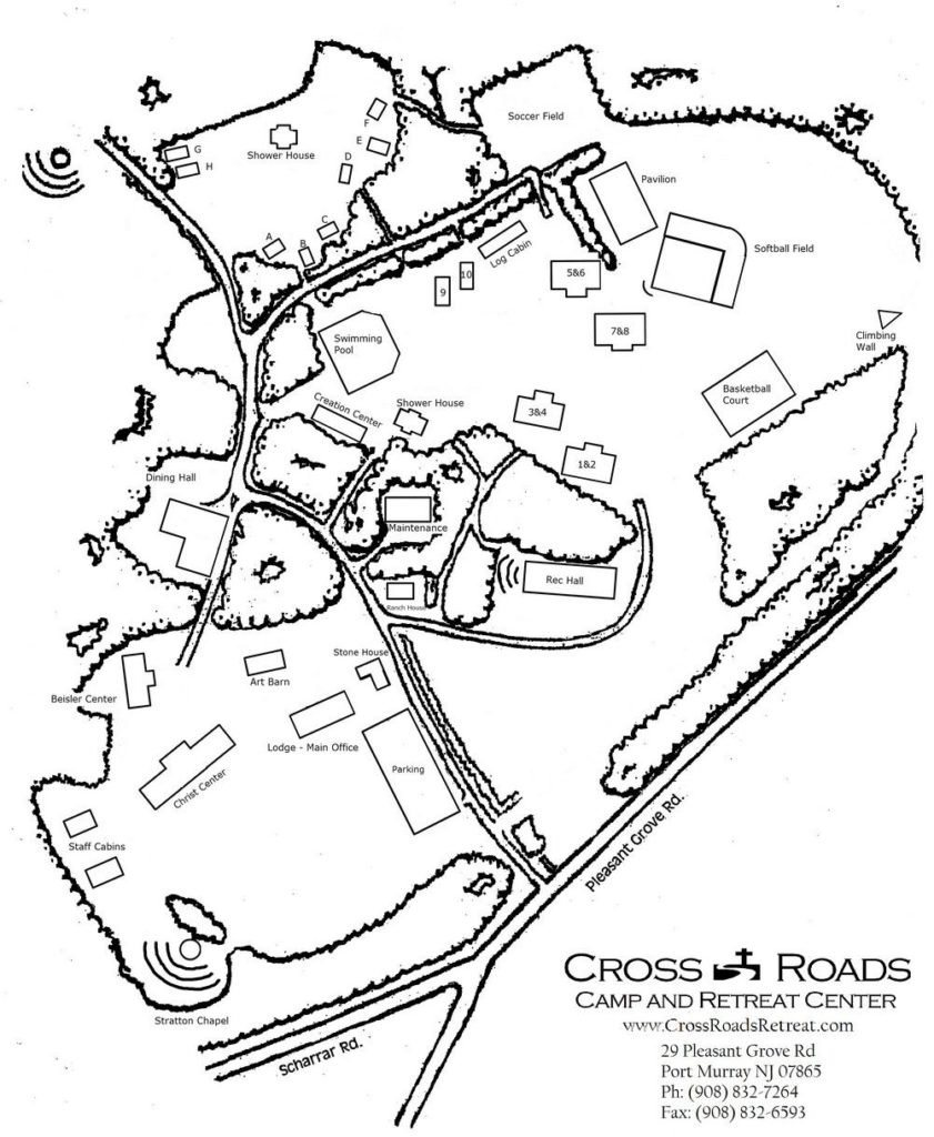 Cross Roads Camp Map